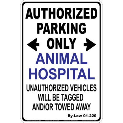 Authorized Parking Custom Text