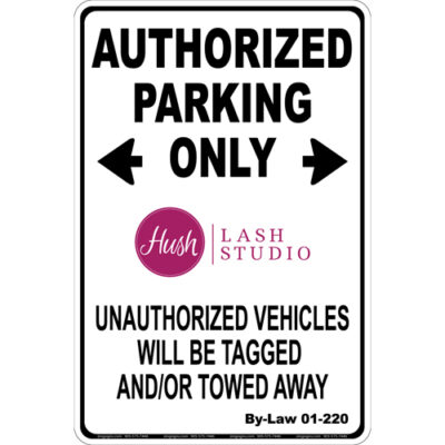 Authorized Parking Custom Logo
