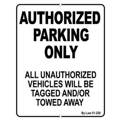 Authorized Parking Large
